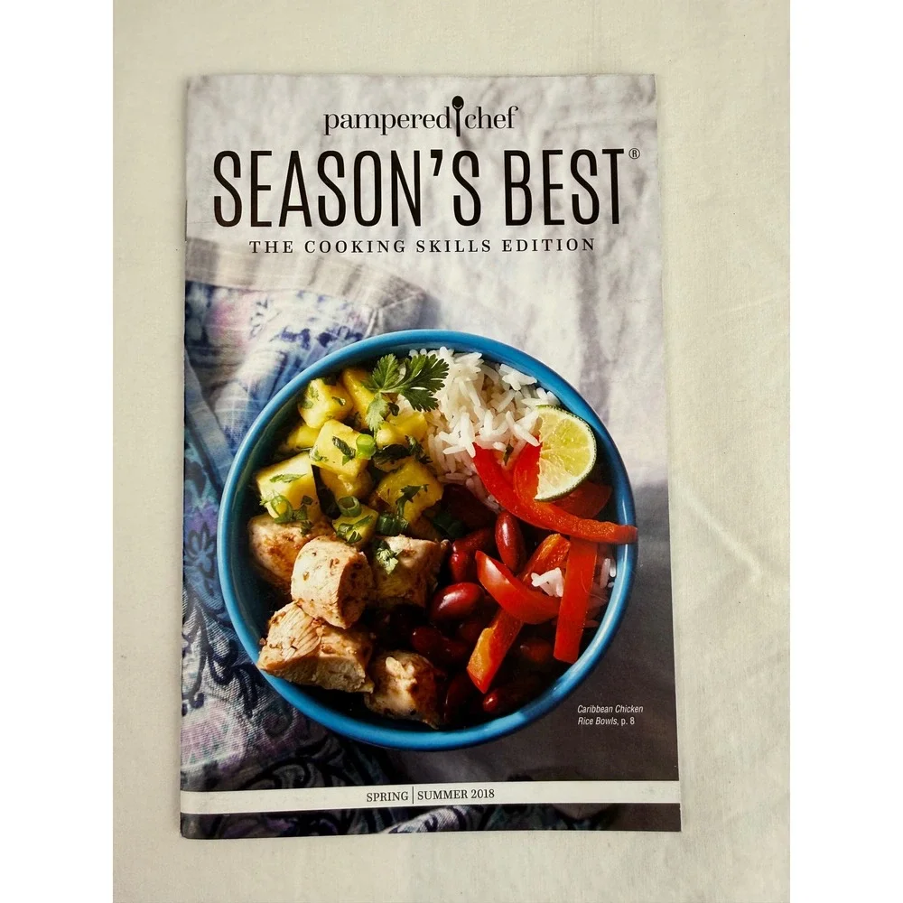 Pampered Chef Season's Best Recipe Book Lot of 5 Mixed‎ Lot